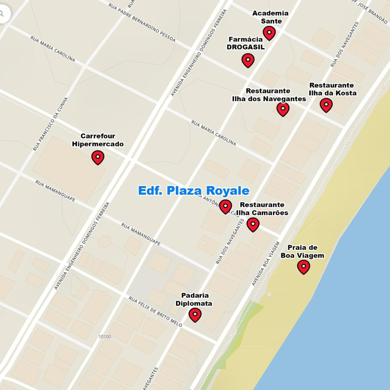 Apartamento, Vista Mar, Praia De Boa Viagem, Hospedes Exigentes! Recife Bagian luar foto